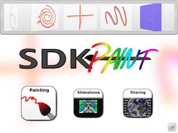 SDK Paint Lite iPad Title Menu